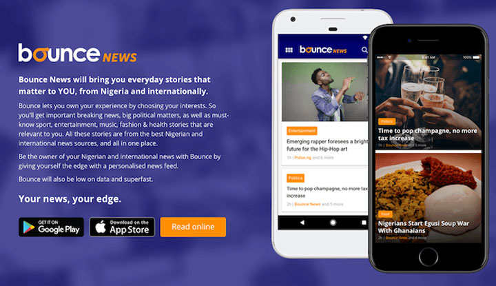 Bounce News launches in Nigeria with personalized news app