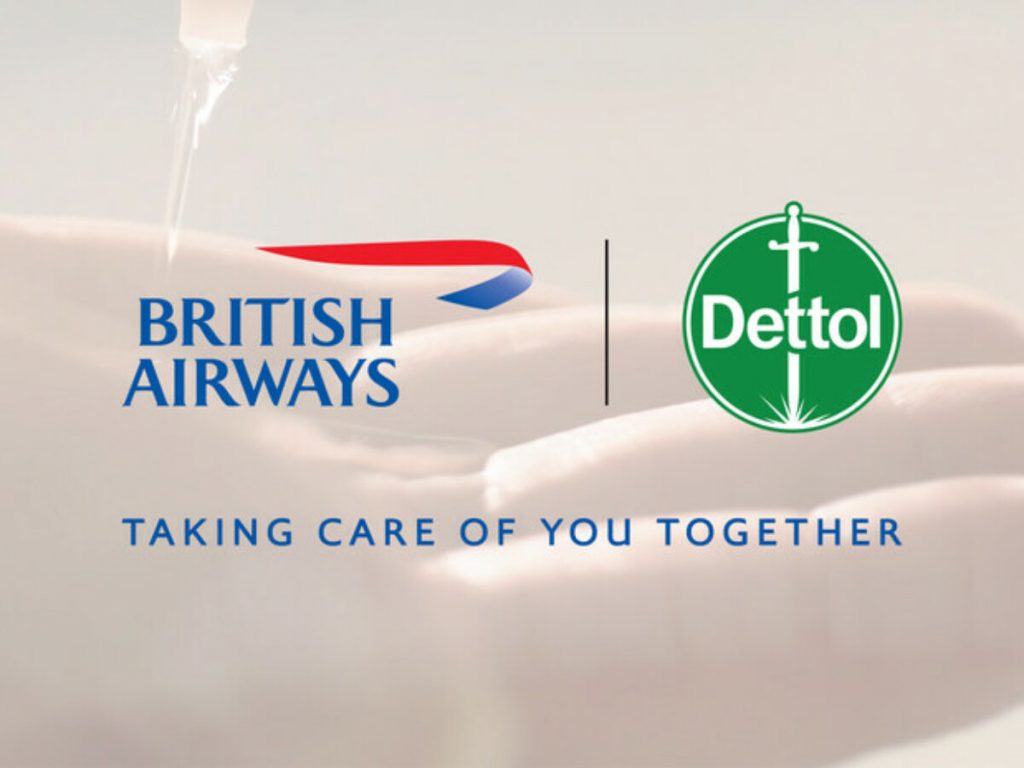 British Airways partners Reckitt Benckiser to keep customers safe